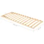 Slatted bed base with 13 slats adjustable headboard 80x200 cm by , Beds and slatted bases - Ref: Foro24-327261, Price: 69,21 ...