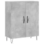 Concrete gray plywood tall sideboard 69.5x34x180 cm by , Sideboards - Ref: Foro24-3198245, Price: 153,94 €, Discount: %