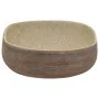 Countertop oval ceramic sand brown washbasin 59x40x14 cm by , Sinks - Ref: Foro24-155104, Price: 162,27 €, Discount: %