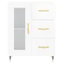 Tall white glossy plywood sideboard 69.5x34x180 cm by , Sideboards - Ref: Foro24-3199923, Price: 181,21 €, Discount: %