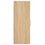 Engineered wood Sonoma oak wall cabinet 34.5x34x90 cm by , Sideboards - Ref: Foro24-834997, Price: 46,57 €, Discount: %