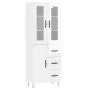 High glossy white plywood sideboard 69.5x34x180 cm by , Sideboards - Ref: Foro24-3198691, Price: 184,61 €, Discount: %