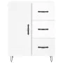 High glossy white plywood sideboard 69.5x34x180 cm by , Sideboards - Ref: Foro24-3198691, Price: 184,61 €, Discount: %