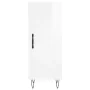 High glossy white plywood sideboard 34.5x34x180 cm by , Sideboards - Ref: Foro24-3198819, Price: 110,56 €, Discount: %