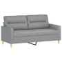 Sofa set with cushions 3 pieces light gray fabric by , Sofas - Ref: Foro24-3201576, Price: 476,53 €, Discount: %