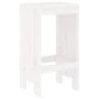 3-piece white pine wood garden table and high stools set by , Garden sets - Ref: Foro24-3157734, Price: 203,47 €, Discount: %