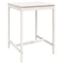 3-piece white pine wood garden table and high stools set by , Garden sets - Ref: Foro24-3157734, Price: 203,47 €, Discount: %