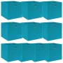 Storage boxes 10 pcs light blue fabric 32x32x32 cm by vidaXL, Storage baskets - Ref: Foro24-288375, Price: 45,40 €, Discount: %