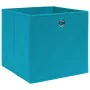 Storage boxes 10 pcs light blue fabric 32x32x32 cm by vidaXL, Storage baskets - Ref: Foro24-288375, Price: 45,40 €, Discount: %