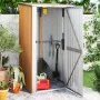 Brauner Gartenschuppen aus verzinktem Stahl, 118,5 x 97 x 209,5 cm von vidaXL, Schuppen - Ref: Foro24-150902, Preis: 167,05 €...