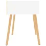 Bedside tables 2 units plywood white 40x40x56 cm by vidaXL, Nightstands - Ref: Foro24-326796, Price: 94,46 €, Discount: %