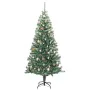 Árbol de Navidad artificial con 300 LED bolas y nieve 210 cm de vidaXL, Arboles de navidad - Ref: Foro24-3210144, Precio: 110...