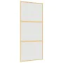 Golden sliding door ESG glass frosted aluminum 90x205cm by , Doors for the home - Ref: Foro24-155152, Price: 195,10 €, Discou...