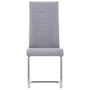 Cantilever dining chairs 4 units light gray fabric by , dining chairs - Ref: Foro24-281742, Price: 253,27 €, Discount: %