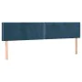 Headboards 2 units of dark blue velvet 100x5x78/88 cm by , Headboards and footboards - Ref: Foro24-346002, Price: 58,23 €, Di...