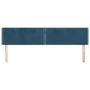 Headboards 2 units of dark blue velvet 100x5x78/88 cm by , Headboards and footboards - Ref: Foro24-346002, Price: 58,23 €, Di...