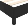 Bed frame with black velvet headboard 100x200 cm by , Beds and slatted bases - Ref: Foro24-3125680, Price: 137,60 €, Discount: %