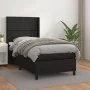 Box spring bed with black synthetic leather mattress 80x200 cm by , Beds and slatted bases - Ref: Foro24-3132405, Price: 347,...