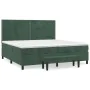 Boxspringbett mit dunkelgrüner Samtmatratze 200x200 cm von , Betten und Lattenroste - Ref: Foro24-3137806, Preis: 795,43 €, R...