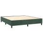 Boxspringbett mit dunkelgrüner Samtmatratze 200x200 cm von , Betten und Lattenroste - Ref: Foro24-3137806, Preis: 795,43 €, R...