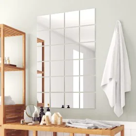 Mirror tiles 24 square glass units by vidaXL, Mirrors - Ref: Foro24-244462, Price: 31,23 €, Discount: %