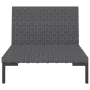 Halbrunde Gartensofas 2 Stück und synthetische Rattankissen von , Modulare Sofas für den Außenbereich - Ref: Foro24-318602, P...