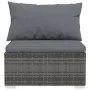 5-piece garden sofa set and gray synthetic rattan cushions by , Garden sets - Ref: Foro24-3101413, Price: 599,87 €, Discount: %