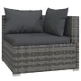 8-piece garden furniture set and gray synthetic rattan cushions by , Garden sets - Ref: Foro24-3102365, Price: 921,23 €, Disc...