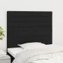 Headboards 2 units of black fabric 100x5x78/88 cm by , Headboards and footboards - Ref: Foro24-3116464, Price: 71,12 €, Disco...