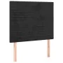 Bed frame with black velvet headboard 90x200 cm by , Beds and slatted bases - Ref: Foro24-3125796, Price: 140,23 €, Discount: %