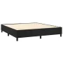 Box spring bed with black velvet mattress 180x200 cm by , Beds and slatted bases - Ref: Foro24-3137919, Price: 690,00 €, Disc...