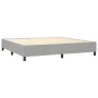 Boxspringbett mit hellgrauer Stoffmatratze 200x200 cm von , Betten und Lattenroste - Ref: Foro24-3141881, Preis: 661,06 €, Ra...