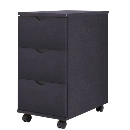 Mueble de cajones negro 33x45x60 cm de vidaXL, Taquillas y armarios de almacenamiento - Ref: Foro24-245726, Precio: 112,29 €,...