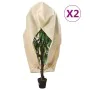 Plant covers with zipper 2 pcs 70 g/m² 2.36x2 m by , Gardening accessories - Ref: Foro24-3203531, Price: 23,91 €, Discount: %