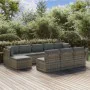 10-teiliges Gartenmöbel-Set und graue synthetische Rattankissen von , Gartensets - Ref: Foro24-3157359, Preis: 900,74 €, Raba...