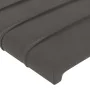 Dark gray velvet headboard 203x16x78/88 cm by , Headboards and footboards - Ref: Foro24-3118975, Price: 69,36 €, Discount: %