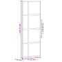 Tempered glass and black aluminum sliding door 76x205 cm by , Doors for the home - Ref: Foro24-155228, Price: 149,99 €, Disco...