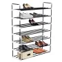 Shoe rack with 7 metal and black plastic shelves by vidaXL, Shoe racks and shoe organizers - Ref: Foro24-245627, Price: 34,36...