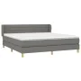 Boxspringbett mit dunkelgrauer Stoffmatratze 160x200 cm von , Betten und Lattenroste - Ref: Foro24-3126894, Preis: 499,58 €, ...