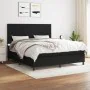 Box spring bed with black fabric mattress 160x200 cm by , Beds and slatted bases - Ref: Foro24-3141867, Price: 563,39 €, Disc...