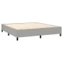 Boxspringbett mit hellgrauer Stoffmatratze 160x200 cm von , Betten und Lattenroste - Ref: Foro24-3141865, Preis: 582,84 €, Ra...