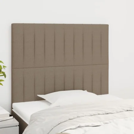 Headboards 2 units taupe gray fabric 80x5x78/88 cm by , Headboards and footboards - Ref: Foro24-3116548, Price: 63,91 €, Disc...