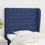 Headboard with blue fabric ears 83x23x118/128 cm by , Headboards and footboards - Ref: Foro24-3118076, Price: 73,60 €, Discou...