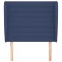 Headboard with blue fabric ears 83x23x118/128 cm by , Headboards and footboards - Ref: Foro24-3118076, Price: 73,60 €, Discou...