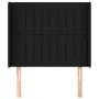 Headboard with black fabric ears 103x16x118/128 cm by , Headboards and footboards - Ref: Foro24-3119810, Price: 71,64 €, Disc...