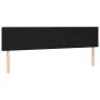 Black fabric headboard with LED 200x5x78/88 cm by , Headboards and footboards - Ref: Foro24-3121874, Price: 65,00 €, Discount: %