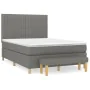 Boxspringbett mit dunkelgrauer Stoffmatratze 140x200 cm von , Betten und Lattenroste - Ref: Foro24-3137318, Preis: 551,23 €, ...