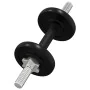 Set of bars and dumbbells with 60 kg cast iron plates by , free weight - Ref: Foro24-3145044, Price: 188,42 €, Discount: %