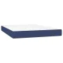 Boxspringbett mit blauer Stoffmatratze 140x200 cm von , Betten und Lattenroste - Ref: Foro24-3126971, Preis: 453,42 €, Rabatt: %