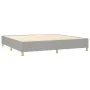 Boxspringbett mit hellgrauer Stoffmatratze 200x200 cm von , Betten und Lattenroste - Ref: Foro24-3137341, Preis: 696,71 €, Ra...